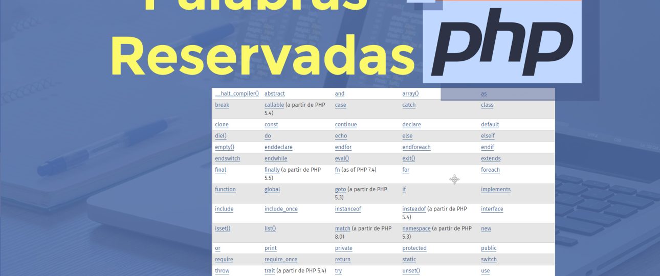palabras reservadas en php
