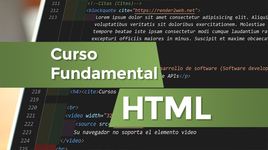 Curso Fundamental de HTML para Iniciarte