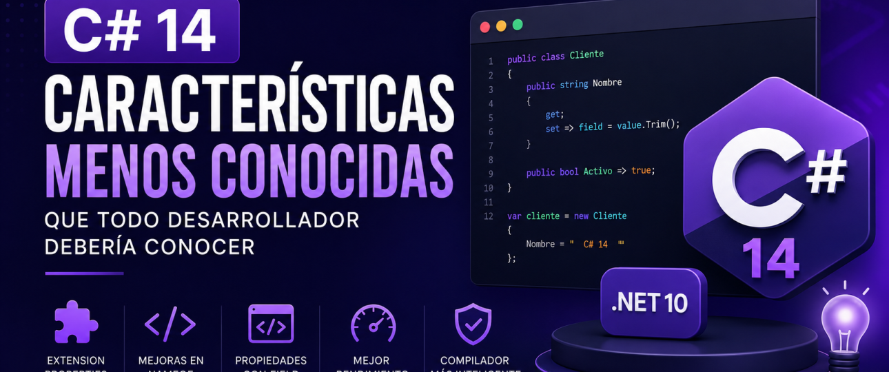 Características menos conocidas de C# 14