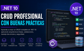 Cómo crear un CRUD profesional en .NET 10 con buenas prácticas