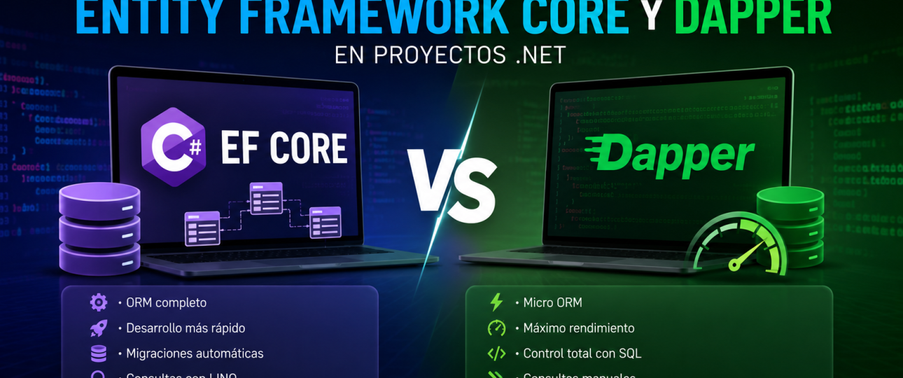 Diferencias reales entre Entity Framework Core y Dapper en proyectos .NET