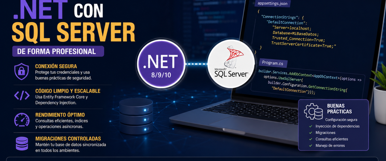 Cómo conectar .NET con SQL Server de forma profesional