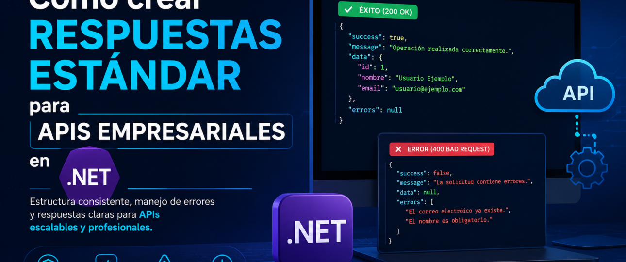 Cómo crear respuestas estándar para APIs empresariales en .NET