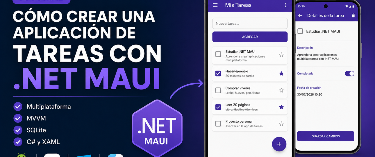 Cómo crear una aplicación de tareas con .NET MAUI