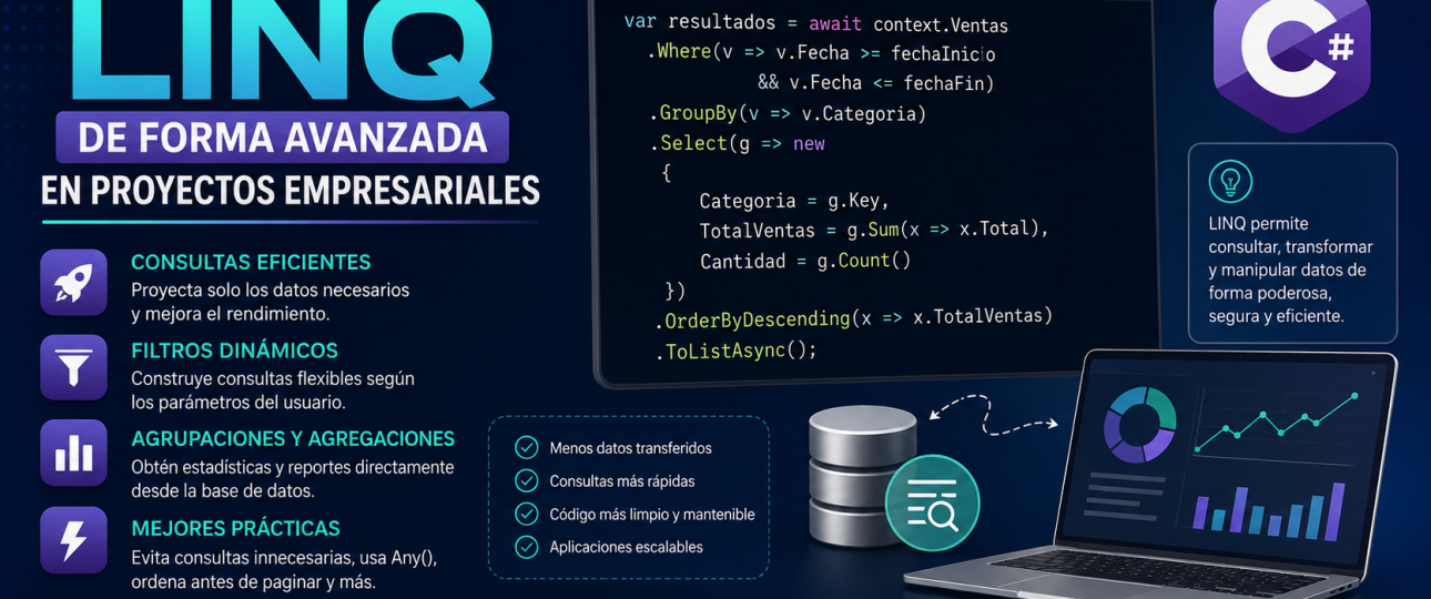 Cómo usar LINQ de forma avanzada en proyectos empresariales