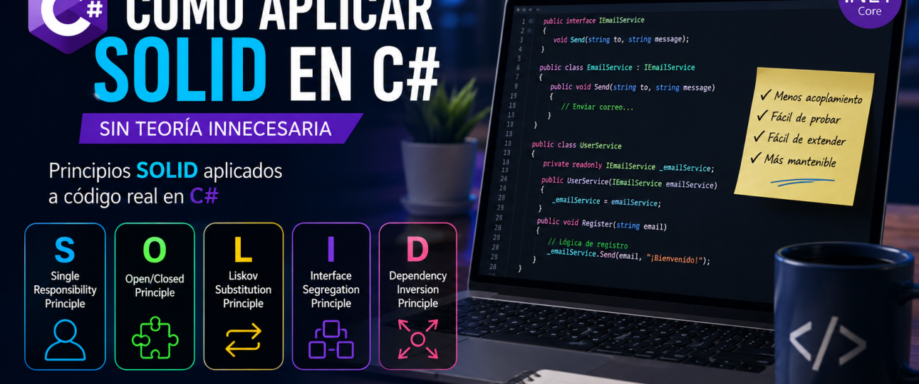 Cómo aplicar SOLID en C# sin teoría innecesaria
