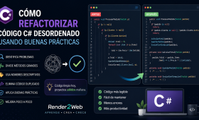Cómo refactorizar código C# desordenado usando buenas prácticas