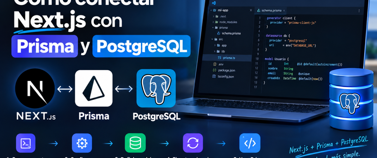 Cómo conectar Next.js con Prisma y PostgreSQL