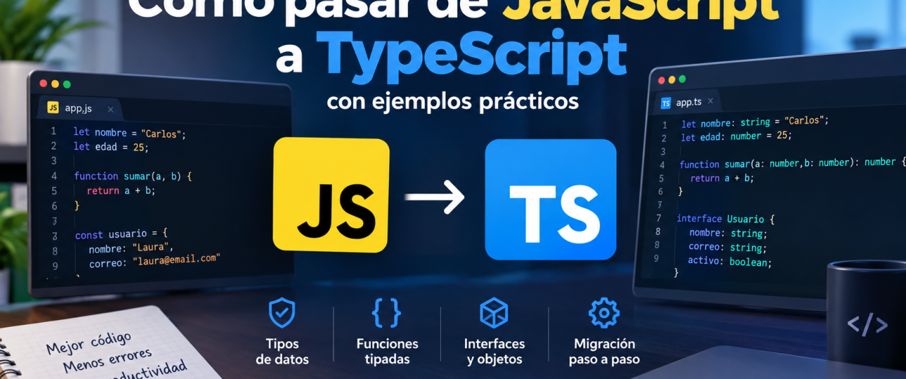 De JavaScript a TypeScript guía práctica