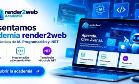 Academia render2web: cursos de IA, programación y .NET con proyectos prácticos