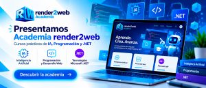 Academia render2web: cursos de IA, programación y .NET con proyectos prácticos